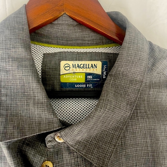 Gray button down - Picture 2 of 2